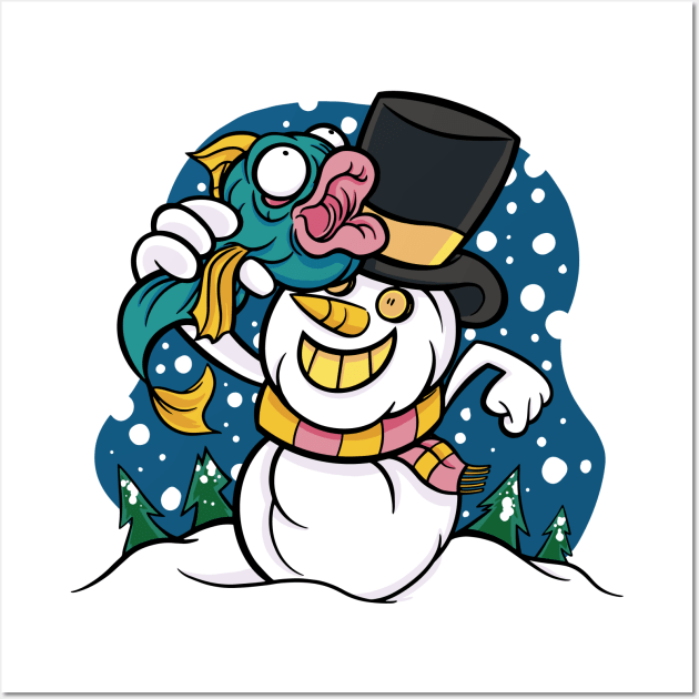 Snowman Wall Art by petit-creativ